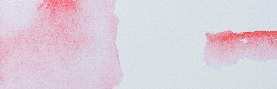 Pink watercolour on paper