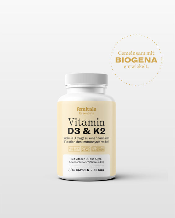 Vitamin D3 + K2 aus Algen