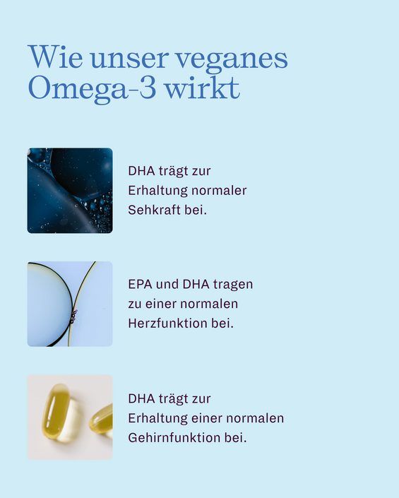 Vegan omega-3 from microalgae